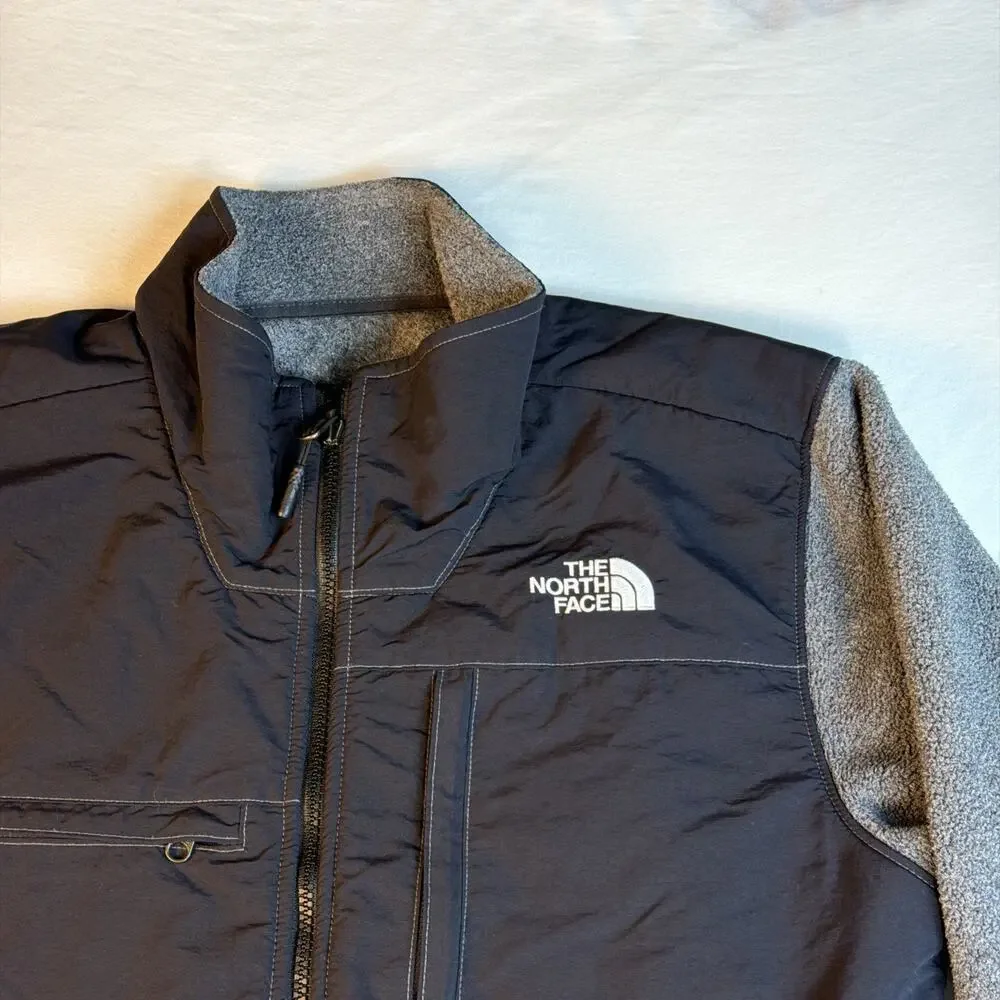 North Face Jacket Men’s Gray Denali Fleece Jacket - Size M